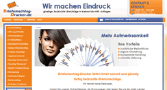 Desktop Screenshot of briefumschlag-drucker.de